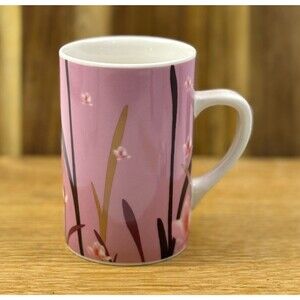 Starbucks 2004 Pink Sakura Cherry Blossom Coffee Mug 12oz
